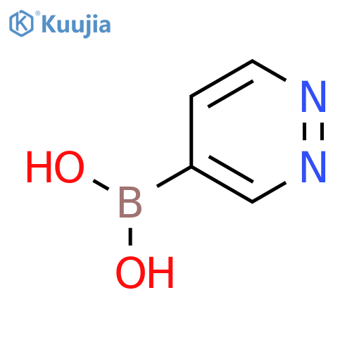 (pyridazin-4-yl)boronic acid structure
