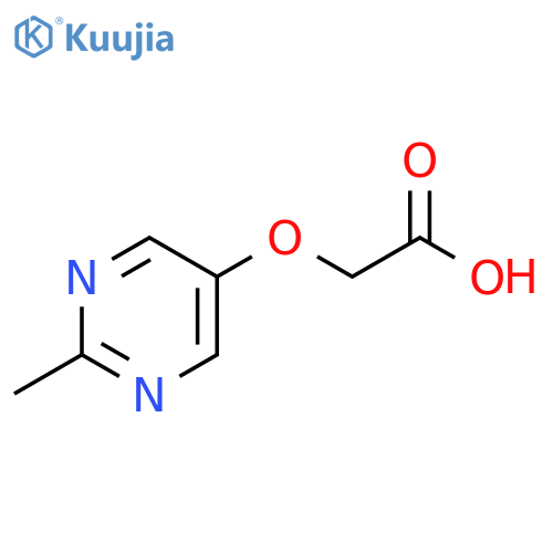 2-[(2-methylpyrimidin-5-yl)oxy]acetic acid structure