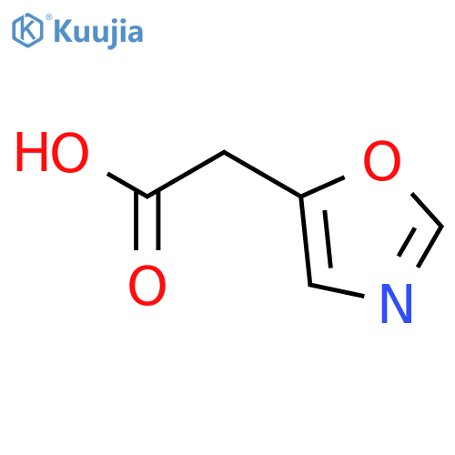 2-(1,3-oxazol-5-yl)acetic acid structure