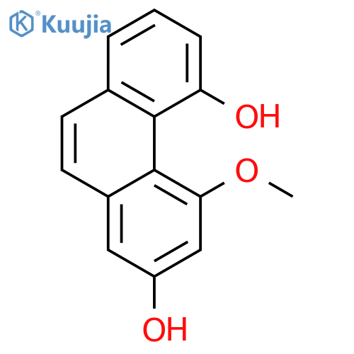 2,5-Phenanthrenediol,4-methoxy- structure