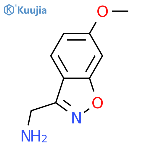 1,2-Benzisoxazole-3-methanamine, 6-methoxy- structure
