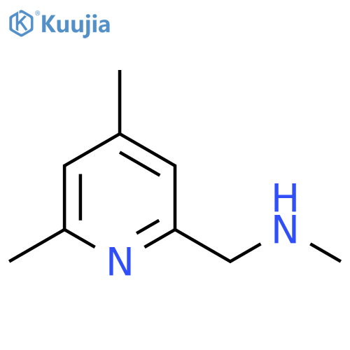 1-(4,6-dimethylpyridin-2-yl)-N-methylmethanamine structure