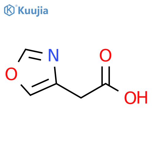 2-(1,3-oxazol-4-yl)acetic acid structure