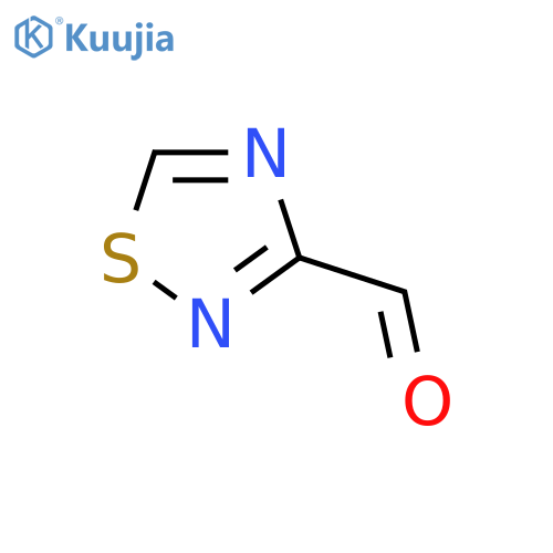 1,2,4-Thiadiazole-3-carbaldehyde structure