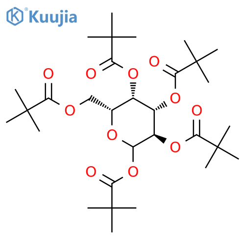 b-D-Galactopyranose,pentakis(2,2-dimethylpropanoate) (9CI) structure