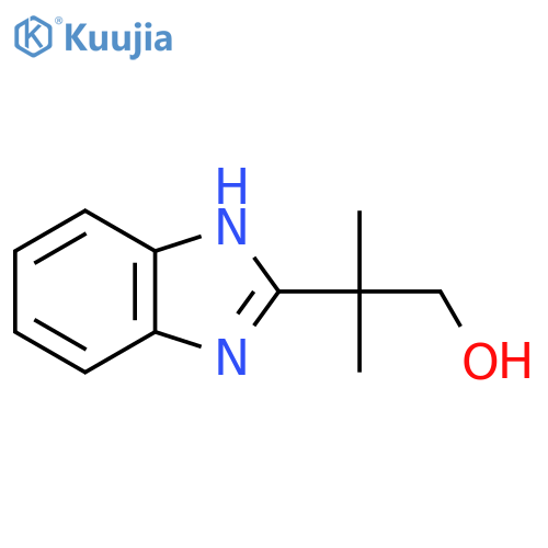 2-(1H-1,3-Benzodiazol-2-yl)-2-methylpropan-1-ol structure
