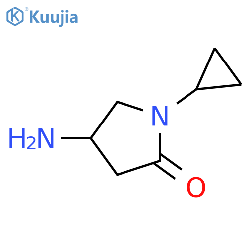 4-amino-1-cyclopropylpyrrolidin-2-one structure