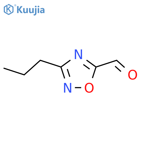 3-Propyl-1,2,4-oxadiazole-5-carbaldehyde structure