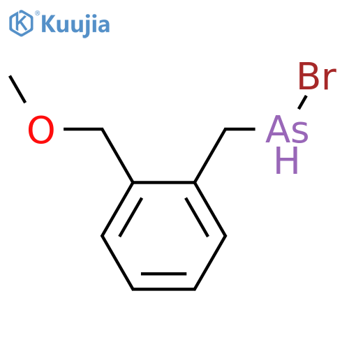 Arsinous bromide, [2-(methoxymethyl)phenyl]methyl- structure