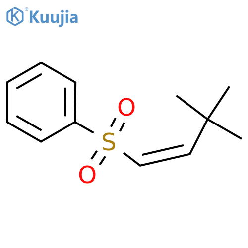 Benzene, [(3,3-dimethyl-1-butenyl)sulfonyl]-, (Z)- structure