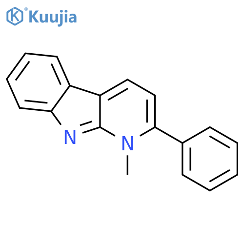 1H-Pyrido[2,3-b]indole, 1-methyl-2-phenyl- structure