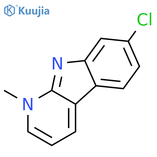 1H-Pyrido[2,3-b]indole, 7-chloro-1-methyl- structure