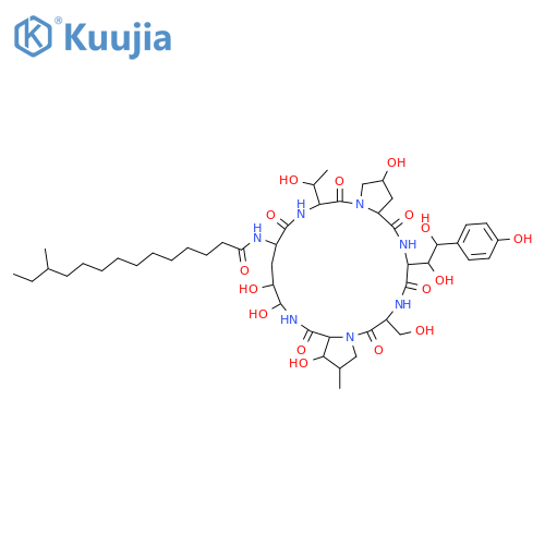 Mulundocandin (9CI) structure
