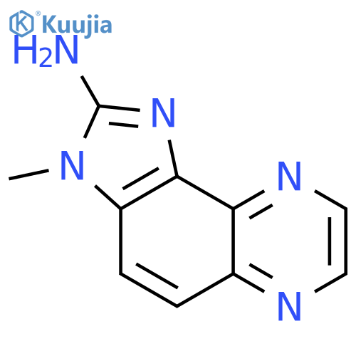 2-Amino-3-methyl-3H-imidazo4,5-fquinoxaline structure