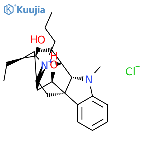 Ajmalanium, 17,21-dihydroxy-4-propyl-, chloride, (17R,21a)- structure