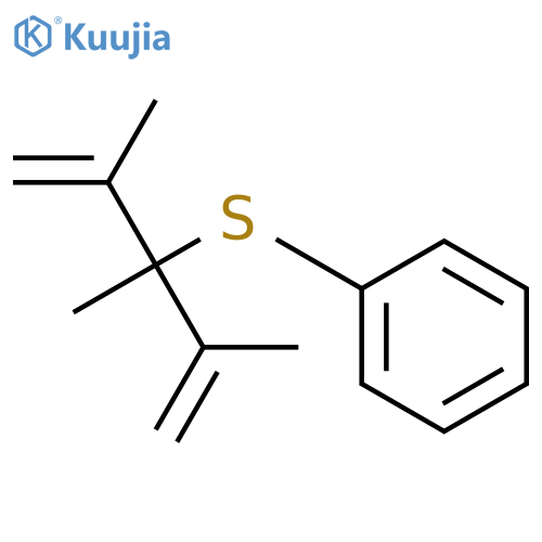 BENZENE, [[1,2-DIMETHYL-1-(1-METHYLETHENYL)-2-PROPENYL]THIO]- structure