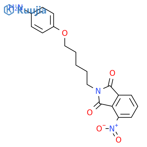 1H-Isoindole-1,3(2H)-dione,2-[5-(4-aminophenoxy)pentyl]-4-nitro- structure