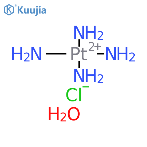 Tetraammineplatinumdichloride, hydrates (7CI) structure