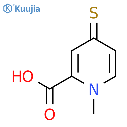 2-Pyridinecarboxylic acid, 1,4-dihydro-1-methyl-4-thioxo- structure