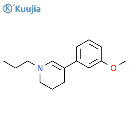 Pyridine, 1,2,3,4-tetrahydro-5-(3-methoxyphenyl)-1-propyl- structure