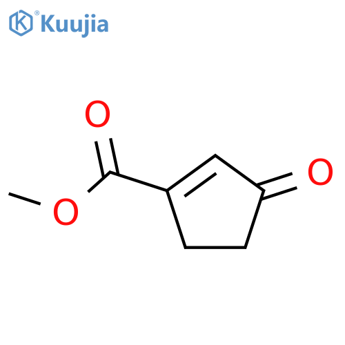 Methyl 3-oxocyclopent-1-enecarboxylate structure