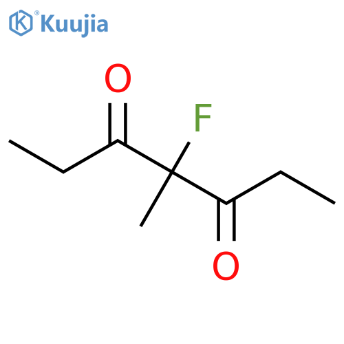 3,5-Heptanedione,4-fluoro-4-methyl- structure