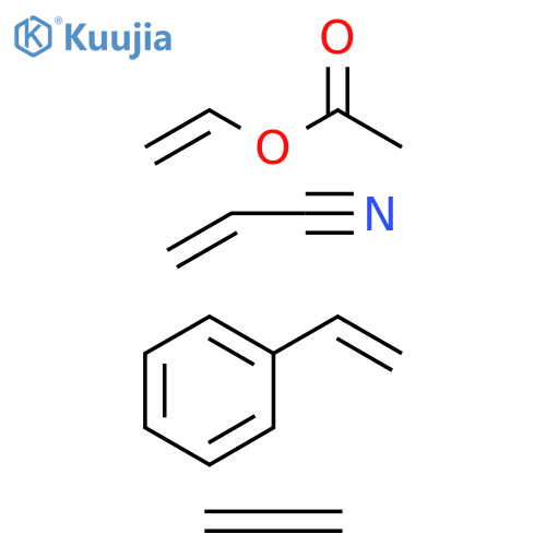 2-Propenenitrile, polymer with ethene, ethenyl acetate and ethenylbenzene, graft structure