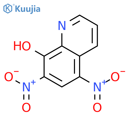 5,7-Dinitro-8-quinolinol structure