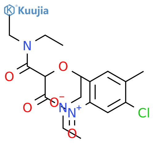 Propanediamide, 2-(4-chloro-5-methyl-2-nitrophenoxy)-N,N,N',N'-tetraethyl- structure
