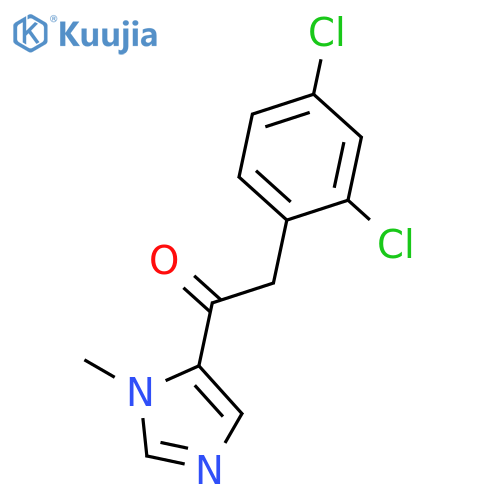 ETHANONE, 2-(2,4-DICHLOROPHENYL)-1-(1-METHYL-1H-IMIDAZOL-5-YL)- structure