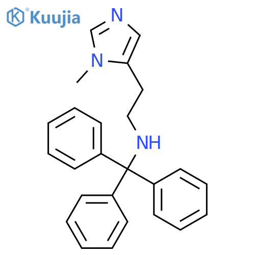 1H-Imidazole-5-ethanamine, 1-methyl-N-(triphenylmethyl)- structure
