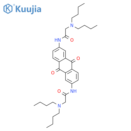 Acetamide, N,N'-(9,10-dihydro-9,10-dioxo-2,6-anthracenediyl)bis[2-(dibutylamino)- structure
