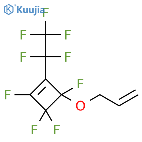 Cyclobutene, 1,3,4,4-tetrafluoro-2-(pentafluoroethyl)-3-(2-propenyloxy)- structure