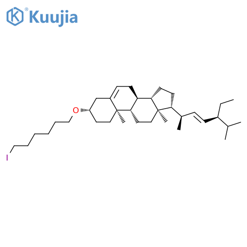 Stigmasta-5,22-diene, 3-[(6-iodohexyl)oxy]-, (3b,22E)- structure