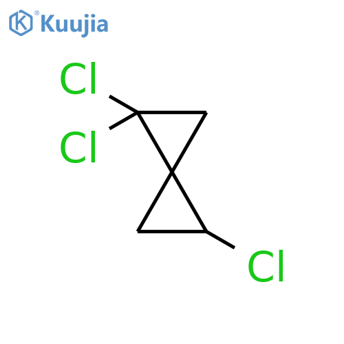 Spiro[2.2]pentane, 1,1,4-trichloro- structure