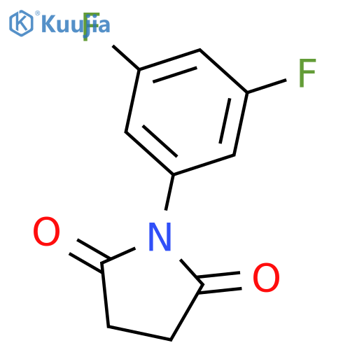 2,5-Pyrrolidinedione,1-(3,5-difluorophenyl)- structure