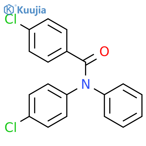 Benzamide, 4-chloro-N-(4-chlorophenyl)-N-phenyl- structure