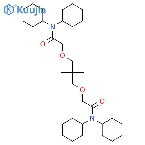 Acetamide, 2,2'-[(2,2-dimethyl-1,3-propanediyl)bis(oxy)]bis[N,N-dicyclohexyl- structure