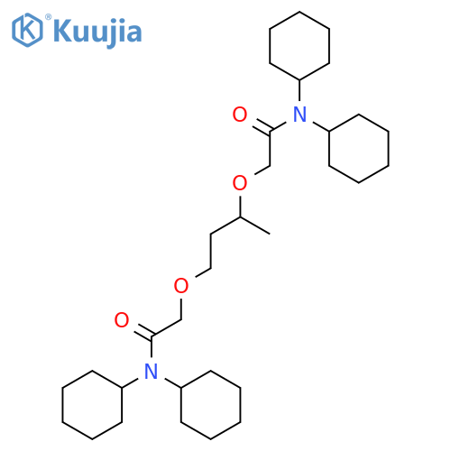 Acetamide, 2,2'-[(1-methyl-1,3-propanediyl)bis(oxy)]bis[N,N-dicyclohexyl- structure