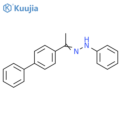 (E)-1-(1-(1,1'-Biphenyl-4-yl)ethylidene)-2-phenylhydrazine structure