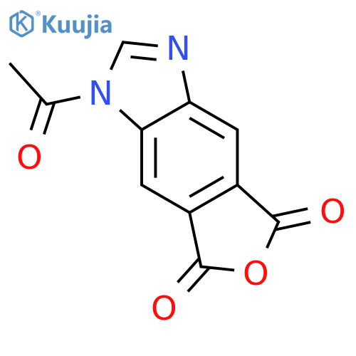 1H-Furo[3,4-f]benzimidazole-5,7-dione,1-acetyl- structure