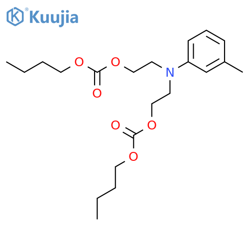 2,8,10-Trioxa-5-azatetradecanoic acid, 5-(3-methylphenyl)-9-oxo-, butyl ester structure