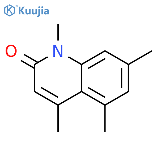2(1H)-Quinolinone,1,4,5,7-tetramethyl- structure