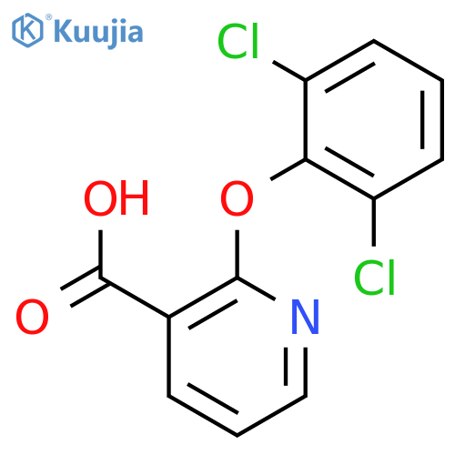 3-Pyridinecarboxylic acid, 2-(2,6-dichlorophenoxy)- structure