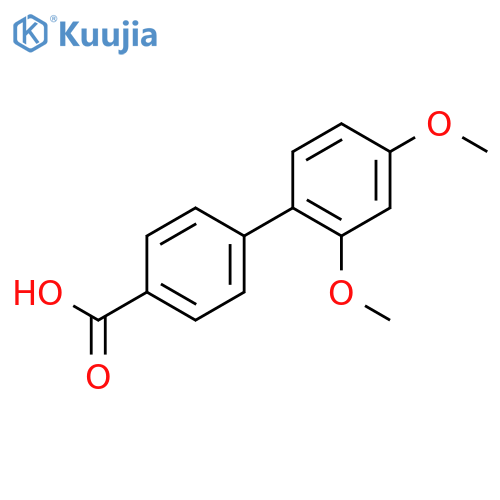 4-(2,4-Dimethoxyphenyl)benzoic acid structure