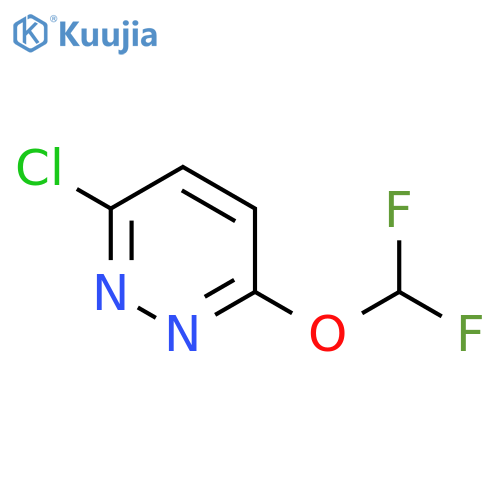 3-chloro-6-(difluoromethoxy)pyridazine structure