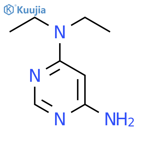 4-N,4-N-diethylpyrimidine-4,6-diamine structure