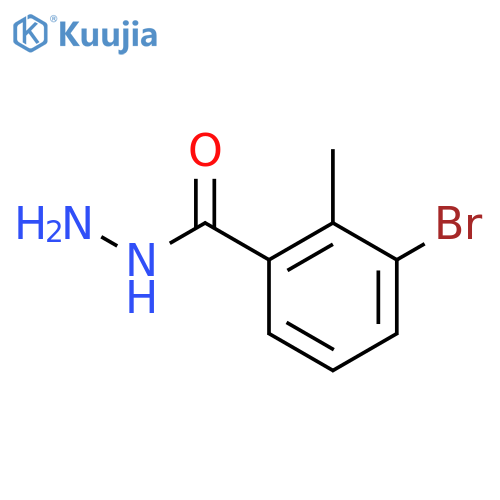 3-Bromo-2-methylbenzhydrazide structure