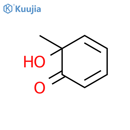 2,4-Cyclohexadien-1-one, 6-hydroxy-6-methyl- structure