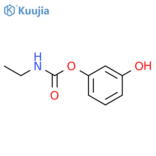 3-hydroxyphenyl N-ethylcarbamate structure